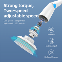 Load image into Gallery viewer, Cordless Cleaning Brush with Adjustable Extension Pole Electric Spin Scrubber QXJ- C2丨Goodpapa