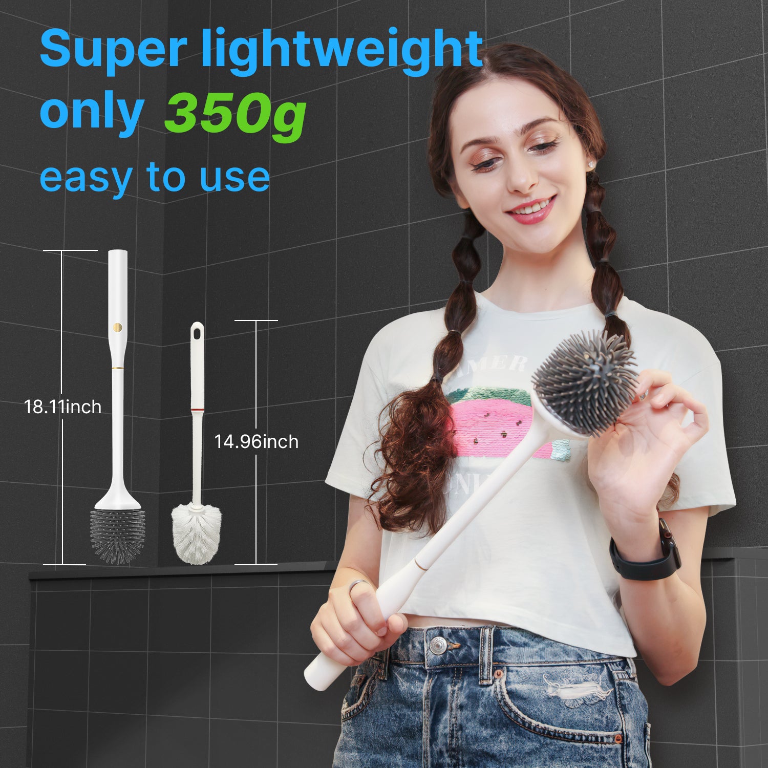 Goodpapa Smart UV Toilet Brush , Electric Self Cleaning Brush, Self