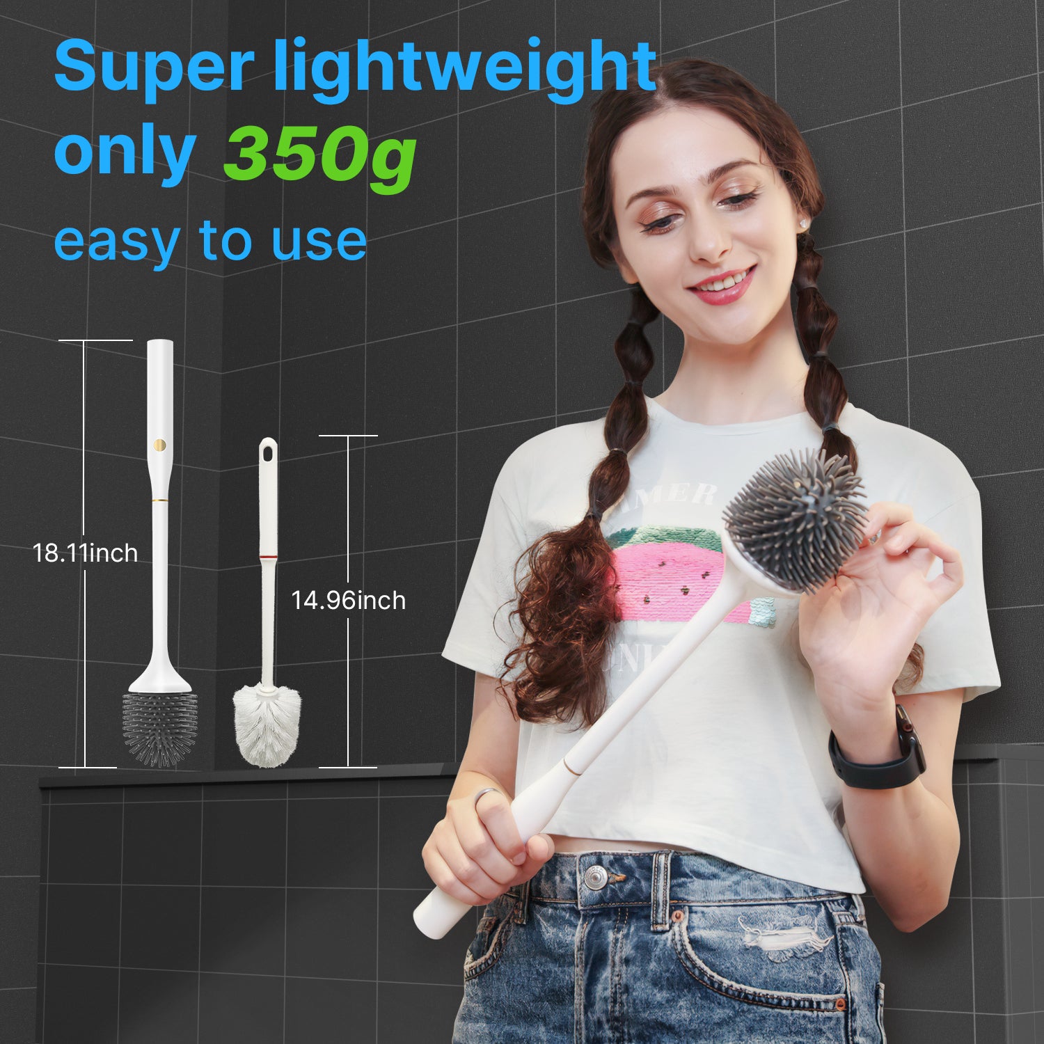 Goodpapa Smart UV Toilet Brush , Electric Self Cleaning Brush